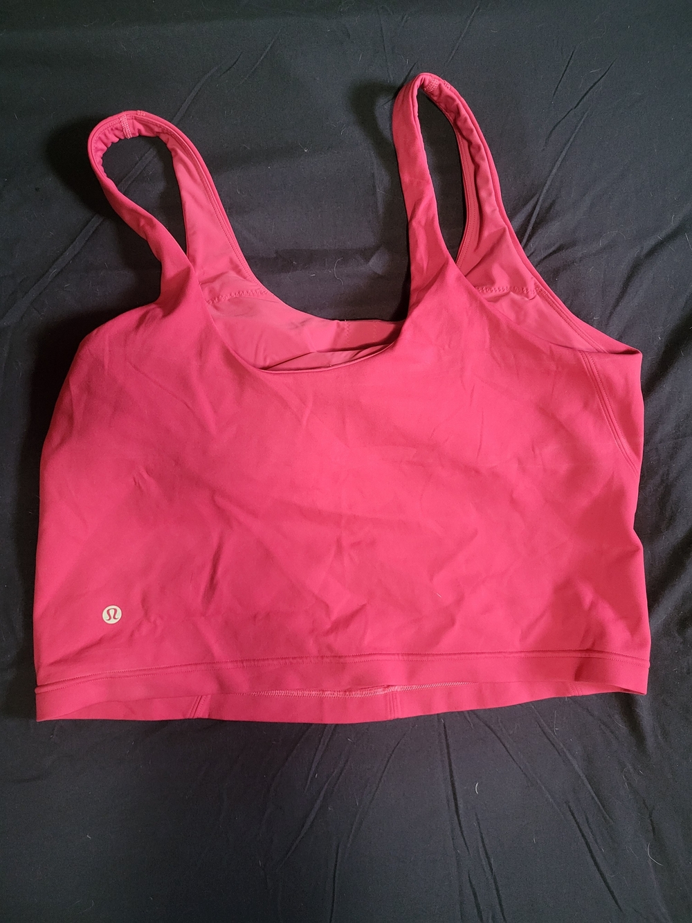lululemon athletica Pink Sports Bra Tank Cropped Support Top